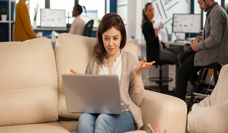 Konzentration im Coworking Space