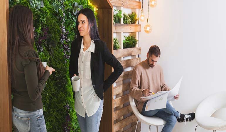 Fokus im Coworking Space-Focus in coworking spaces